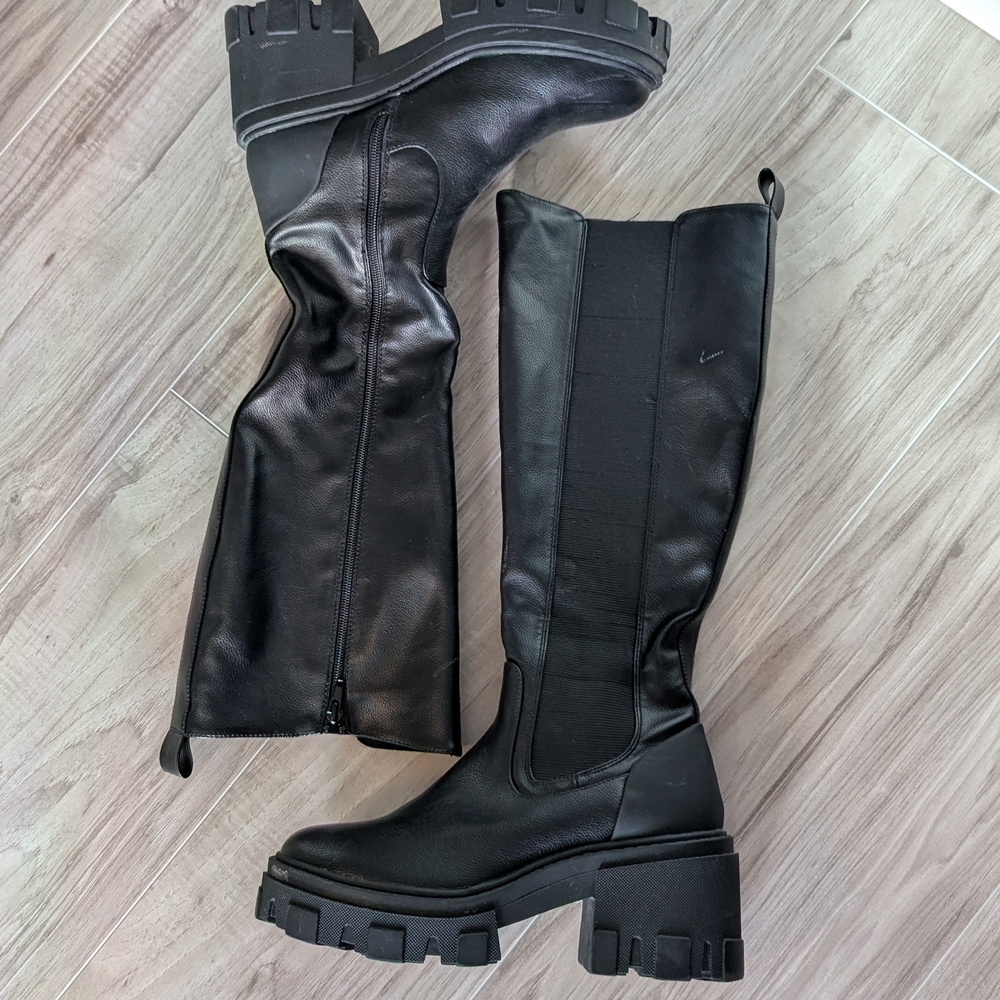 ASOS Black Over the Knee Boots